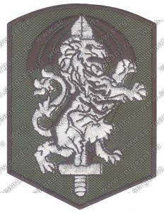 Нашивка роты управления «Leoni» 185-го артиллерийского десантного полка «Folgore» ― Сержант