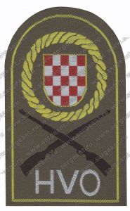 Нашивка вооруженных формирований хорватов Боснии и Герцеговины ― Сержант