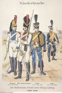 Почтовая карточка (открытка) «Голландская армия. 1806-1810 гг.» ― Сержант