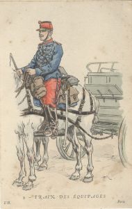 Почтовая карточка (открытка) «Ездовой военного обоза. Франция»  ― Sergeant Online Store