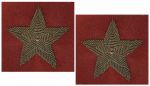 Комплект нарукавных звезд к знакам различия высшего командного состава РККА