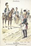 Почтовая карточка (открытка) «Итальянская Почетная гвардия. 1812 г.»
