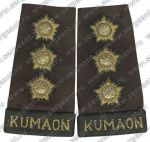Погоны капитана пехотного полка «Kumaon»
