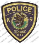 Нашивка кинологического подразделения полиции города Флорида-Сити