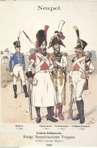 Почтовая карточка (открытка) «Неаполитанская линейная пехота. 1812 г.» ― Sergeant Online Store