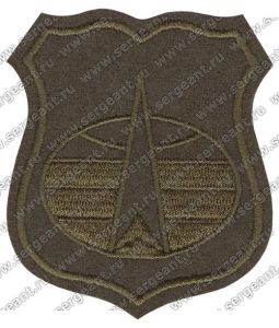 Нашивка органов военного управления ― Сержант