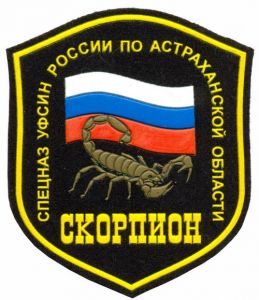 Нашивка отдела специального назначения «Скорпион» УФСИН по Астраханской области ― Сержант