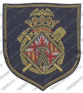 Нашивка на головной убор пожарной охраны города Барселона ― Sergeant Online Store