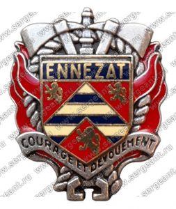 Знак пожарно-спасательной службы города Энеза ― Сержант