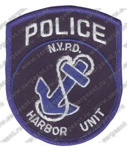 Нашивка полицейской группы патрулирования акватории города Нью-Йорк ― Sergeant Online Store