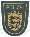 Нашивка полиции земли Баден-Вюртемберг МВД ФРГ