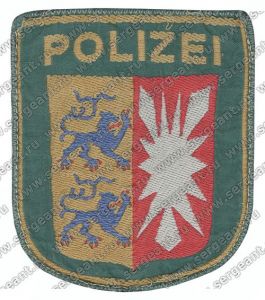 Нашивка полиции земли Шлезвиг-Гольштейн МВД ФРГ ― Сержант