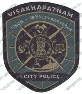 Нашивка полиции города Вишакхапатнам ― Sergeant Online Store