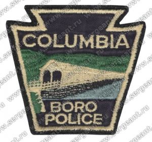 Нашивка полиции города Коламбия ― Sergeant Online Store
