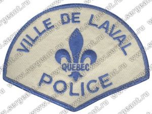 Нашивка полиции города Лаваль ― Sergeant Online Store