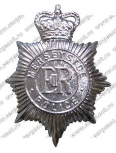 Эмблема на шлем полиции графства Мерсисайд ― Сержант
