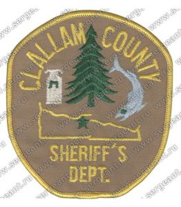 Нашивка полиции округа Клаллам ― Sergeant Online Store
