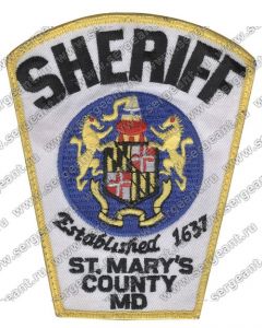 Нашивка полиции округа Сент-Мэрис ― Sergeant Online Store