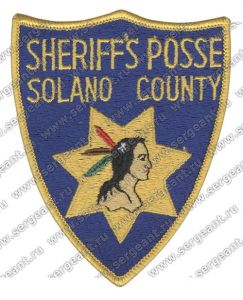 Нашивка полиции округа Солано ― Sergeant Online Store