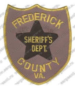 Нашивка полиции округа Фредерик ― Sergeant Online Store
