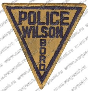 Нашивка полиции района Уилсон ― Sergeant Online Store