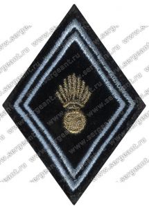 Нашивка офицерского состава частей связи ― Сержант