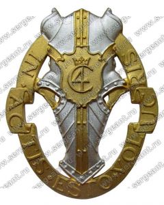 Эмблема на головной убор механизированного полка «Gardehusarregiment» ― Сержант