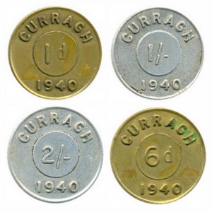 Набор монетовидных жетонов для интернированных лиц ― Сержант