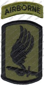 Комплект нашивок 173-й воздушно-десантной бригады ― Сержант