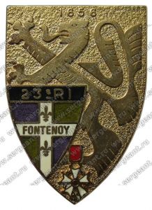 Знак 23-го пехотного полка ― Сержант