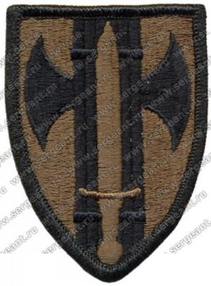 Нашивка 18-й бригады военной полиции ― Сержант