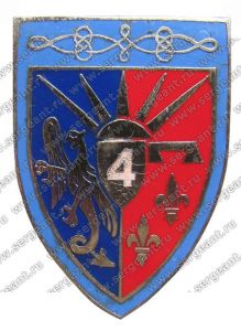 Знак 4-го моторизованного (гусарского) полка ― Сержант