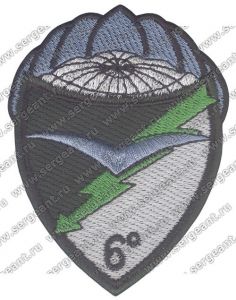 Нашивка 6-го транспортного полка бригады «Folgore» ― Сержант