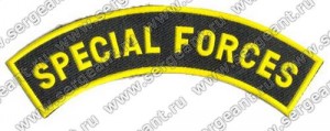 Нашивка наплечная «Special Forces» ― Сержант