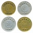 Набор монетовидных жетонов для интернированных лиц